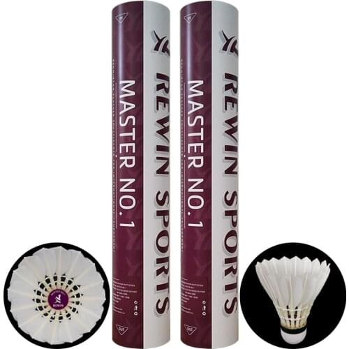 MASTER NO.1Factory Wholesale AS 50 Super Quality Goose Feather Shuttlecock