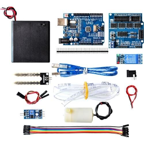 UNO R3 V5.0 SENSOR Automatic irrigation module DIY kit soil moisture detection automatic water pumping
