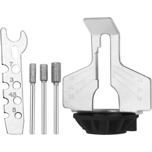 Chainsaw Sharpening Kit Electric Grinder Sharpening Set Chains Polishing Accessories Tool Attachment Drill Rotary Saw