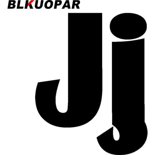 BLKUOPAR Jj Symbol Car Stickers Street Signs Motorcycle Decoration Vehicle Decal Waterproof DIY Decals Car Door Protector