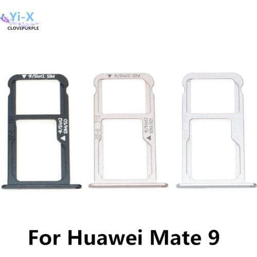 New SIM Card Tray Slot Holder For Huawei Mate 9 Mate9 MT9 Repair Parts
