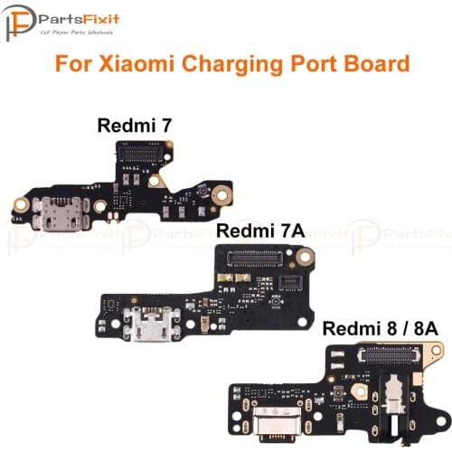 Charging Port Board for Xiaomi Redmi7 Redmi 7A Redmi 8 Redmi 8A Dock Connector PCB Board Ribbon Flex Parts