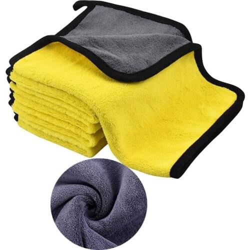 Car Microfiber Cleaning Cloth Towel Thicken Car Care Polishing Wash Towels Auto Detailing Cloth Kitchen Cleaning Cloth