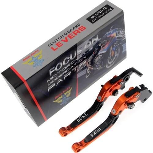 Riderjacky For KTM 390 Duke/RC390 2013-2018 2014 2015 2016 2017 Motorcycle CNC Folding Extendable Brake Clutch Levers