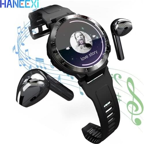 Luxury 2G 3G 4G Smart Watch men Full Touch Camera conect headset for Music Smartwatch Heart Rate Sports phone Watch 8MP camera