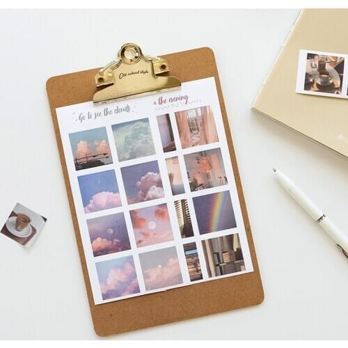 4 Sheets Life Portrayal Series Stickers Korean Ins Scrapbooking Decorative Sticker DIY Diary Album Stick Label Kawaii Stationery