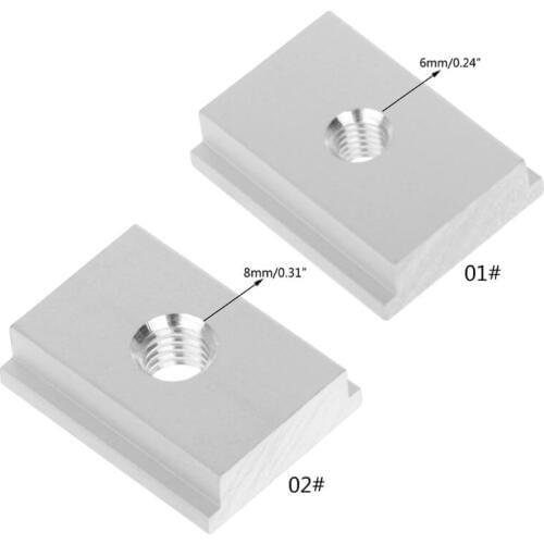 M6/M8 T-track Slider Sliding Nut Aluminum Alloy T Slot Nut For Woodworking Tool Jigs Screw Slot Fastener