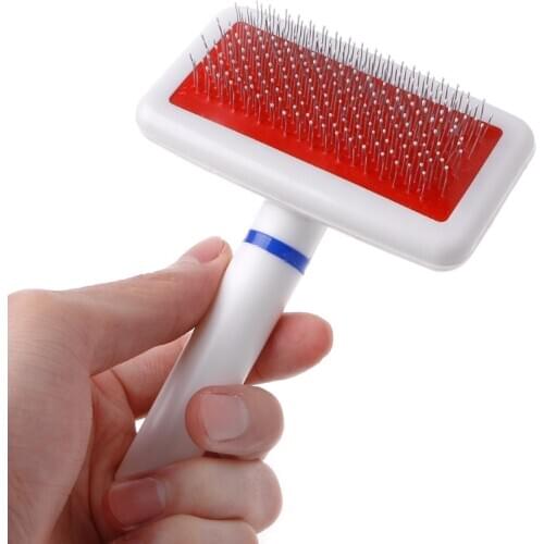Pet Dog Cat Puppy Hair Shedding Grooming Trimmer Fur Comb Brush Slicker Tool