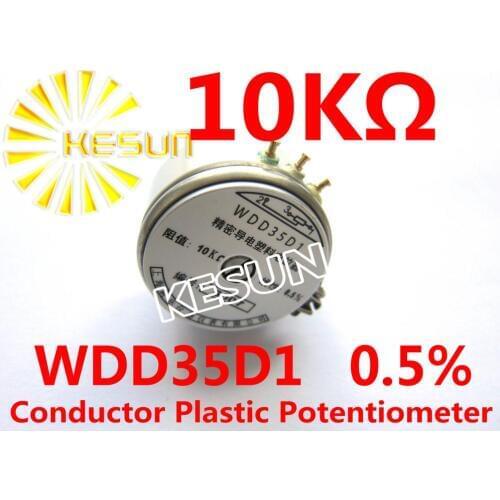 WDD35D1 WDD35D-1 0.5% 10K OHM 2W Condutive Plastic Potentiometer x 5PCS