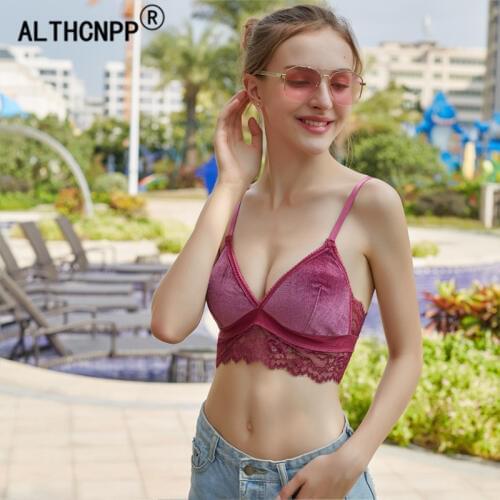 2019 New Lace Boob Tube Top Comfortable Anti-light Wrap Top Women Tube Bra Gathered Without Rim Tube Top Bandeau