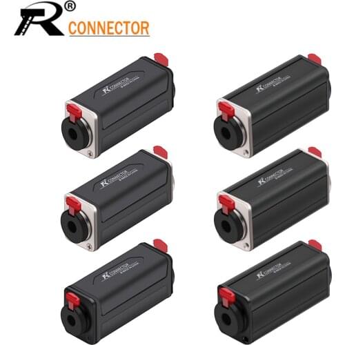 1PC R Connector 3PIN XLR/Jack 6.35mm Dual Function Panel Mount Adapter Speaker Extended Straight Adapter