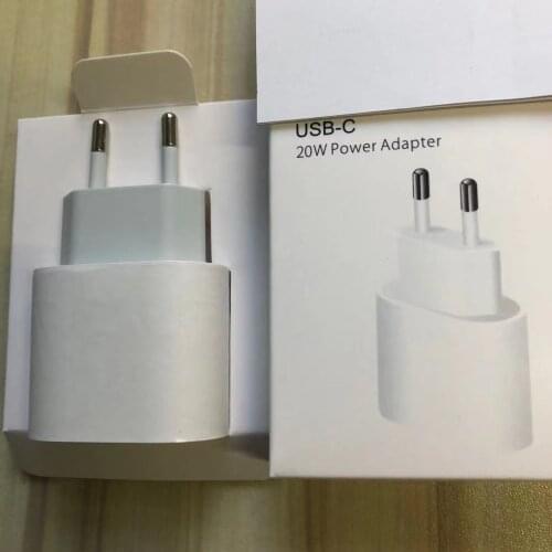 10 pces oem 20w carregador de carregamento rápido pd para 11 12 pro max genuíno usb tipo c cabo ue eua au adaptador de energia v