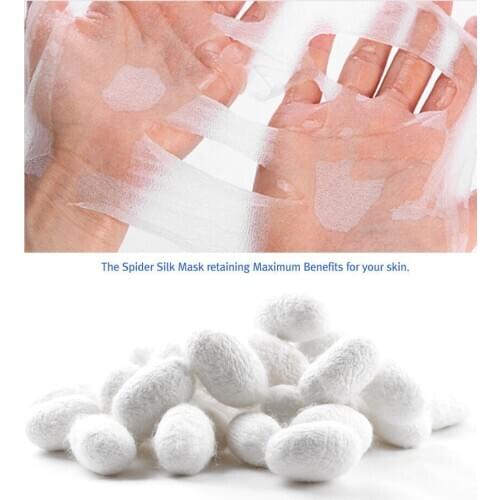 10X 3Layers Silk Mask Sheets Super Moisture Firming Serum NATURAL Beauty V-Line Rejuvenation Moisturizing Anti-wrinkle