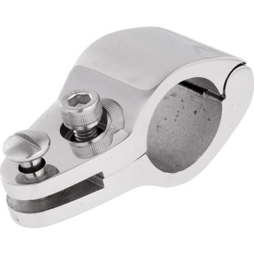 2pcs 316 Stainless Boat Bimini Top Hinged Jaw Slide 7/8 inch 22mm