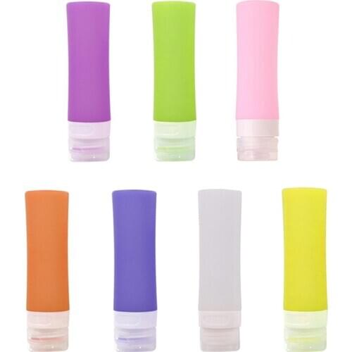 2020 NEW 38/60/80ml Silicone Travel Packing Bottle for Lotion Shampoo Bath Container Hot for Travel