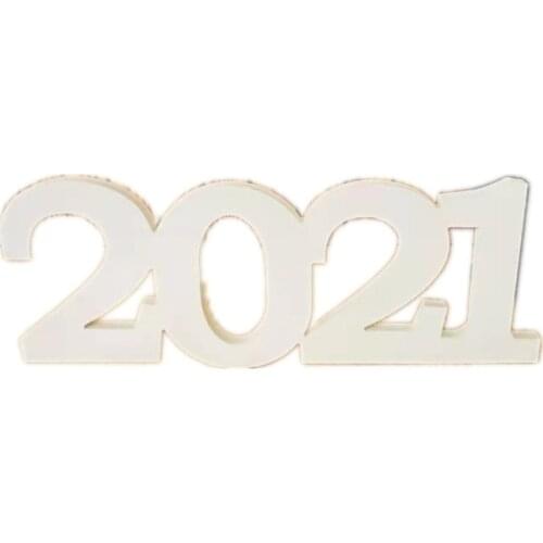 2021 Sign Wooden Numbers for Graduation Wedding Birthday New Year Party Decor