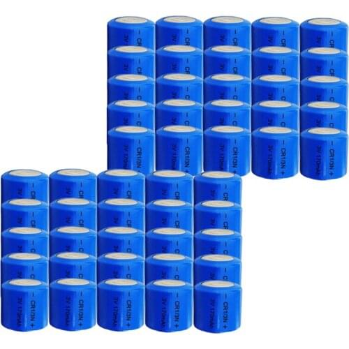 50PCS NEW CR1/3N CR-1/3N 3V lithium battery DL1/3N CR1/3 1/3N CR13N CR13 13N For Glucose camera medical equipment battery
