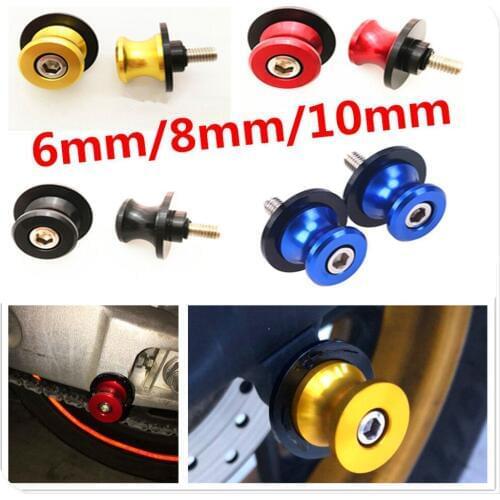 6mm 8mm 10mm Spools Sliders motorcycle Swingarm Spool slider for Kawasaki ZX7R ZX7RR ZX9 ZZR1200 ER-5 GPZ500S EX500R NINJA