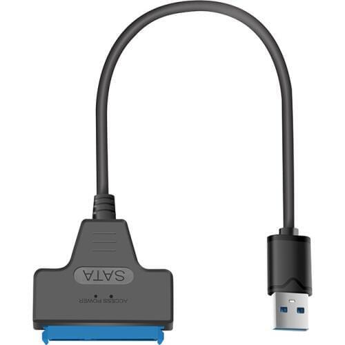 USB 3.0 to SATA III Adapter for 2.5in SDD HDD Hard Drives SATA III to USB 3.0 External Converter and Cable, Support UASP Porta