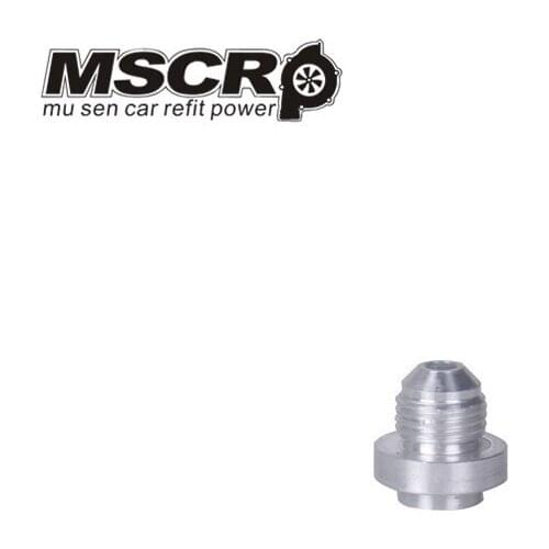 AN6 8 10 AN Male Aluminum Weld On Fitting Bung Round Base