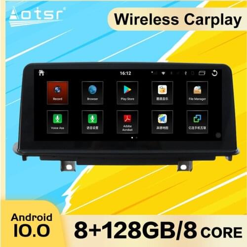 8+128GB Android 10 For BMW X5 F15 2014 2015 2016 Car Multimedia Player Auto Stereo Car GPS Navigation Tape Recorder Car Radio