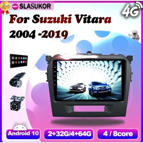 4 + 64Gb Android 10 8core For Suzuki Vitara 2015 - 2019 Multimedia RDS IPS Video Car Radio Navigation Player GPS No 2din DVD