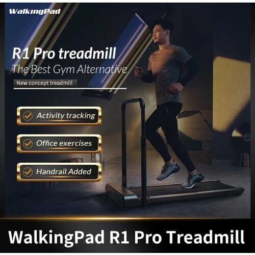 WalkingPad Treadmill R1 Pro Folding Upright Storage 10Km/H Speed Run Walk 2in1 Fit With Handrail Home Cardio Workout Home Office