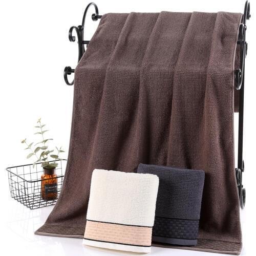 Big 140x70cm 100% Cotton Beach Bath Towel Bathroom Washing Clean Cloth Beach Drying Bath Towel Home Textile