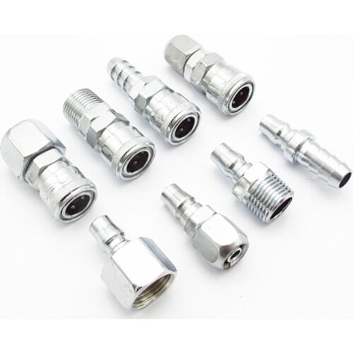 Pneumatic Fitting C Type Quick Coupling Connector Coupler Adapter For Air Compressor SP PP SM PM SH PH SF PF 10 20 30 40