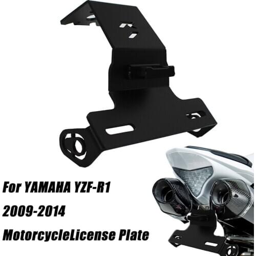 For Yamaha YZF-R1 YZF R1 2009-2014 2012 Motorcycle License Plate Holder Fender Eliminator Registration Bracket