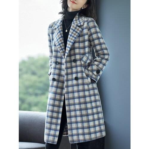 Double Side Wool Coat Female Jacket Winter Jacket Women Clothes 2020 Coats and Jackets Women Long Jacket MY3908