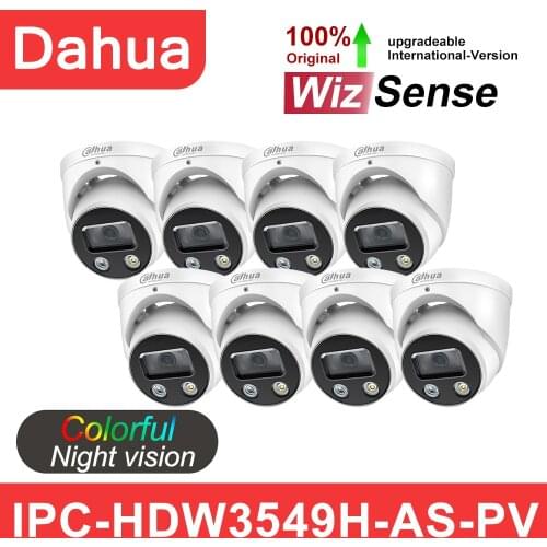 Dahua IP Camera 5MP IPC-HDW3549H-AS-PV Full-Color Active Deterrence HD POE Built-in Microphone Speaker CCTV Camera