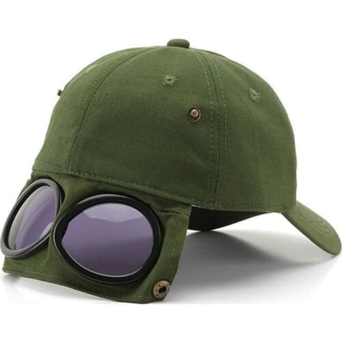 New Aviator Hat Summer Personality Glasses Baseball Cap Female Unisex Sunglasses Cap Male Cap Baseballcap Boys Cap