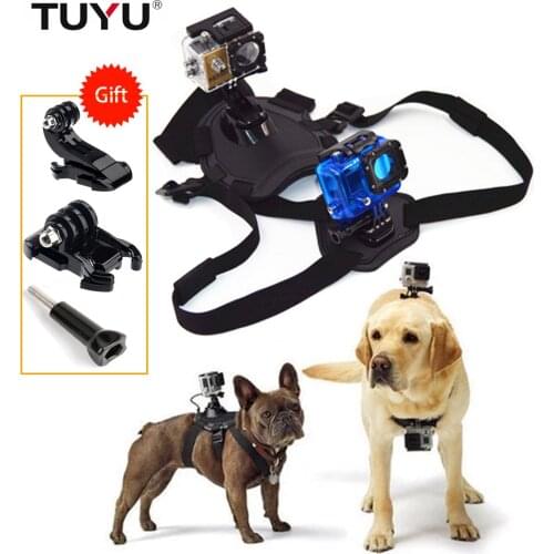 Pet Dog Fetch Harness Chest Strap Shoulder Belt Mount Base For Hero Gopro 9 8 7 5 SJCAM ENKEN h9 YI 4k Sports Camera Accessories