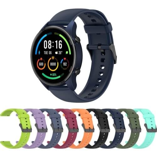 For Xiaomi MI Watch Color Watch Strap Quick release Silicone Wristband Sport 22mm Watchbands For Realme Watch 2/S Pro Bracelet