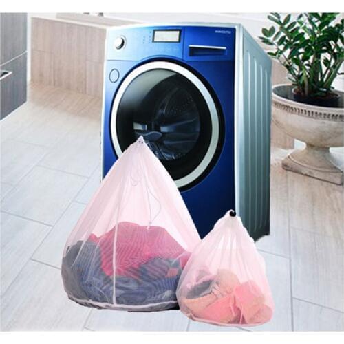 Foldable Laundry Bag Washing Machine Protection Net For Lingerie Bra Socks Underwear Clothes Wash Bag Pouch Home Basket Mesh Net