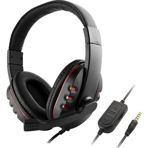 USB Wired Stereo Micphone Gaming Headphone For Sony PS3 PS4 PC