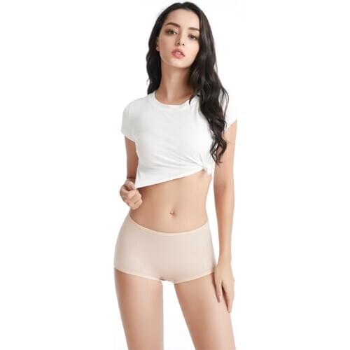 Women Safety Shorts Pants Seamless Nylon High Waist Panties Seamless Girls Slimming Underwear With Ass Fake Hip Enhancer Shaper