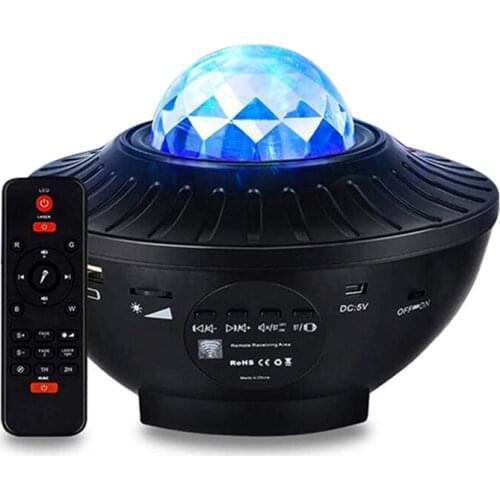 Star Projector - Galaxy Ceiling Light - Baby Night Lamp With Bluetooth - Childrens Night Light With Remote Control