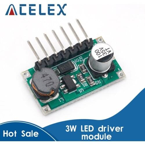 10pcs 3W DC IN 7-30V OUT 700mA LED lamp Driver Support PMW DimmerDC-DC 7.0-30V to 1.2-28V Step Down Buck Converter Module