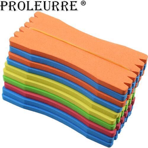 10Pcs/lot EVA Foam Fishing Line Plate Fishing Winding Line Board 12cm Carp Lure Trace Wire Leader Swivel Fishing Tackle