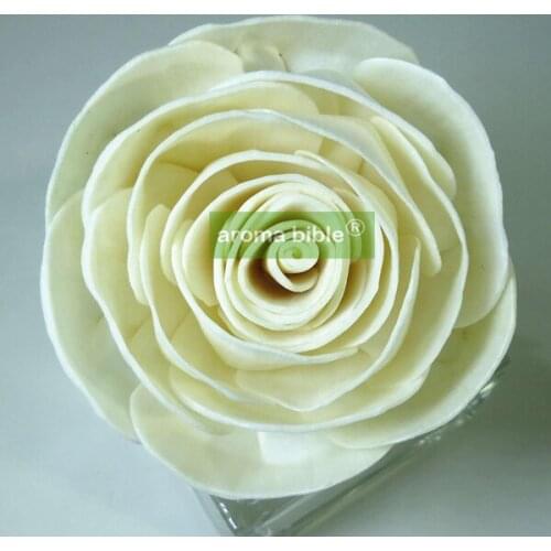 1000 pcs /lot Handmade sola wood flowers for fragrance diffuser and home decor with 12cm Rope or rattan reed sticks Top quality