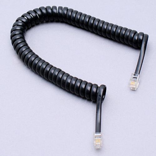 2Meters Black RJ11 4C Plug Modular Telephone Extension Phone Cord Cable
