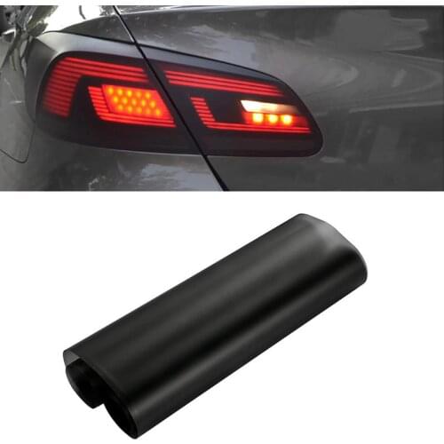 30*150cm car taillight Fog lights Black matte film Smoke lamp sticker Rear light tinting Change color film Luxury car styling