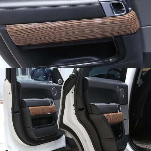 4pcs/set Inner Door Panel Sticker for Range Rover Sport 2014-2017 RR Accessories Car Styling