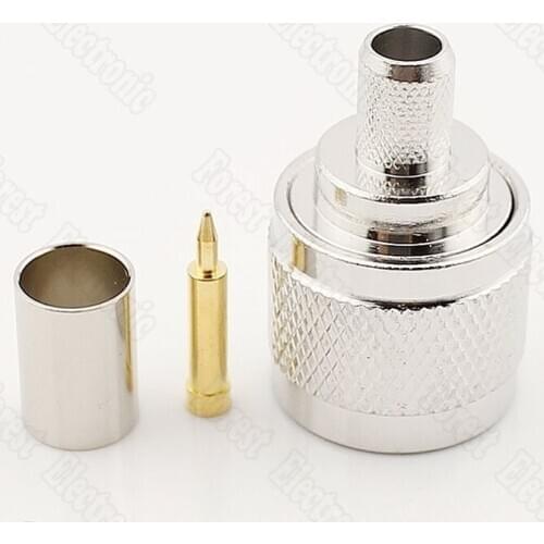 50pcs/lot N-J-5 RF Coaxial Connector Crimp Connector