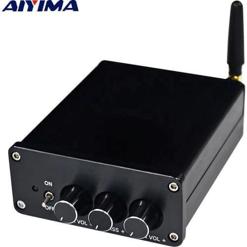 AIYIMA 2.0 Bluetooth 4.2 TPA3116 HIFI Dual Core Fever Digital Power Amplifiers Audio Board Amplificador 100Wx2 For Home Theater