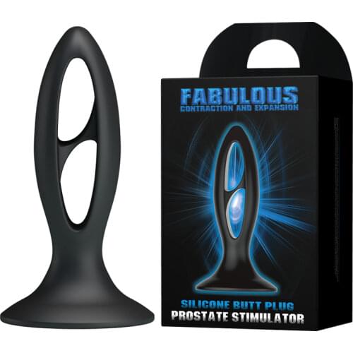 BAILE 2017 Anal Sex Toys Butt Plugs Adult Products Suction Cup Silicone Anal Plugs for Men,Fabulous Contraction and Expansion