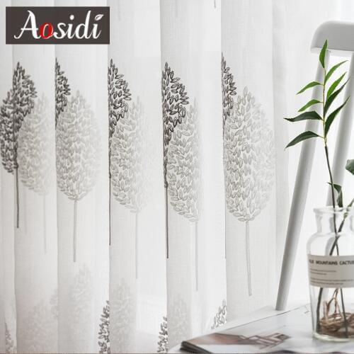 AOSIDI Curtains In The Living Room On The Window