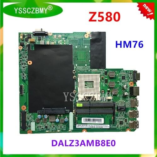 Free shipping NEW NEW DALZ3AMB8E0 Motherboard For Lenovo Z580 laptop motherboard Z580 Motherboard DDR3 HM76 Perfect test OK